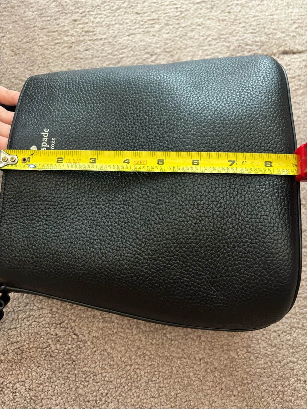 kate spade Black Pebbled Leather Shoulder Bag